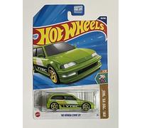 Hot Wheels Honda Civic EF '90, Verde, Collezione anni '70 vs 90, 1/10
