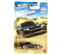 Hot Wheels Honda S2000-4/5 Fast and The Furious Race Off 2026 Silver Series - Modellino auto giocattolo per bambini in scala 1:64, accenti fuoristrada, nero e marrone, modello con licenza JKX18 Mattel