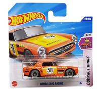 Hot Wheels Honda S800 Racing JBC30 Compact Kings 9/10 Short Card arancione Honda licenza Treasure Hunt Mattel 2025 1:64