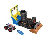 Hot Wheels - Hot Wheels Monster Trucks Arena degli Scontri Sfida Collisione Acrobatica, Playset con truck giocattolo in scala 1:64 e 1 macchinina da demolire, giocattolo per bambini 4+ Anni, HNB89