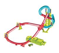 Mattel Neon Speeders Full Speed Track Hot Wheels Rosa Bambini