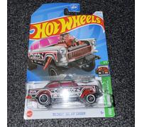 Hot Wheels HW Reverse Rake 2/5 55 Chevy Bel Air Gasser 63/250 ZAMAC Scheda Lunga