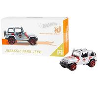 Hot Wheels - ID Die-Cast Jeep Jurassic Park Scala 1:64, Macchinina Giocattolo per Bambini 8 + Anni, FXB42