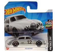 Hot Wheels - Jaguar MK1 - HW Race Day 6/10 - HRY80 - Short Card - Castrol - Grant Williams - grigio - Mattel 2024-1:64
