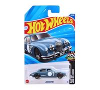 Hot Wheels Jaguar MK1 (JBB58) - Race Day Serie 2/10, Collezionista 75/250 - 1:64 Modellino Auto - Licenza Jaguar & Goodyear - Mattel 2025