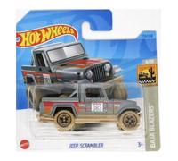 Hot Wheels - Jeep Scrambler - Baja Blazers 8/10 - HKG78 - Short Card - Fuoristrada - Camion - Grigio metallizzato - Mattel 2023 - 1:64