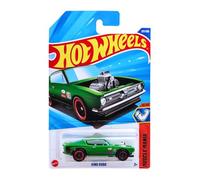 Hot Wheels - King Kuda - Muscle Mania 6/10 - JBB33 - Short Card - Chrysler - Good Year - Hella - Verde - Mattel 2025 - 1:64