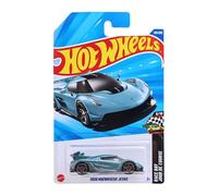 Hot Wheels Koenigsegg Jesko 2020 (JBB59) - Race Day 5/10, turchese metallizzato, scala 1:64, modello licenza Koenigsegg Automotive AB