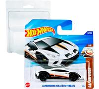 Hot Wheels Lamborghini Uragano Sterrato Safari Mode 1/5 (41/250) HYW93 Bianco 2025 + Protector Short Card Frikimonkey