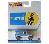 Hot Wheels Land Rover Defender 110 Hardtop, Bilstein 2/5 [Blu/Bianco]