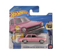 Hot Wheels - L'auto della famiglia Simpson - JJJ68 - Tempo di schermo 3/10 - Carta corta - rosa - modello con licenza ufficiale - Mattel 2026 (108/250) - 1:64