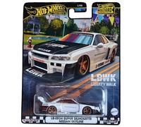 Hot Wheels LB-ER34 Super Silhouette Nissan Skyline, Boulevard Premium LBWK Liberty Walk [Bianco]