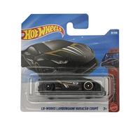 Hot Wheels - LB-Works Lamborghini Huracán Coupé - JJJ53 - Nightspeed 8/10 - Short Card - nero - modello con licenza ufficiale - Supercar - Mattel 2026 (91/250) - 1:64