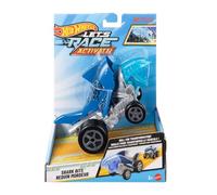 Hot Wheels Let's Race Activate! Shark Bite - Head Flips as it Rolls! Veicolo giocattolo in scala 1:32