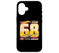 Hot Wheels - Logo Racing Retro '68 Custodia per iPhone 16