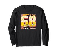 Hot Wheels - Logo Racing Retro '68 Maglia a Manica