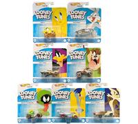 Hot Wheels Looney Tunes Character Cars - Set completo di 7 veicoli pressofusi da HKV23-956D Release