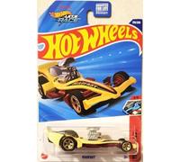 Hot Wheels Madfast - Auto pressofusa, serie Track Aces 3/5, giallo, 170/250