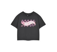 Hot Wheels Maglietta corta grigia da donna | T-shirt a maniche corte con logo grafico pastello | Abbigliamento retrò con logo per donna | Logo vintage Streetwear Abbigliamento Merchandise Regalo,