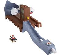Hot Wheels- Mario Kart Boo Playset con Pista per Macchinine, Lanciatore e Veicolo, Giocattolo per Bambini 5+Anni, GNM23