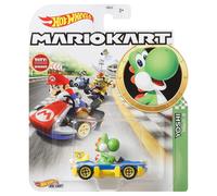 Hot Wheels Mario Kart - Figura Yoshi Mach 8