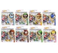 Hot Wheels Mario Kart - Set di 8 personaggi di Cars, modellini di Nintendo Gaming, GBG25-957J
