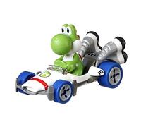 Hot Wheels - Mario Kart Yoshi Veicolo in Metallo in Scala 1:64, Macchinina Giocattolo per Bambini 3 + Anni, GBG29