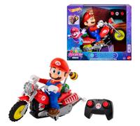 Hot Wheels Mario Kart Motocicletta radiocomandata, RC Mario Motocross dal film Super Mario Galaxy con personaggio, JML15