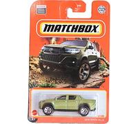 Hot Wheels Matchbox 2018 Toyota Hilux 40/100 camion, scala 1:64, verde, bambini, 11 x 11 x 4 cm