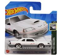 Hot Wheels - Matt and Debbie Hay´s 1988 Pro Street Thunderbird - Retro Racers 5/10 - HKH05 - Short Card - Ford - Bianco -