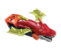 Camion DRAGONE Trasporto Lancio Veicoli con 1 veicolo 1/64 HOT WHEELS CITY GTK42
