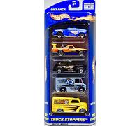 Hot Wheels Mattel Inc - Set di 5 tappi per camion Mattel Inc, in metallo pressofuso, scala 1:64, da collezione