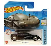 Hot Wheels - McLaren F1 - Factory Fresh 4/10 - HCT93 - Short Card - Ryu's Rides - Nero - Mattel 2022