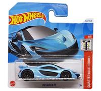 Hot Wheels - McLaren P1 - Quarter Mile Heroes 1/5 - HTB85 - Short Card - Auto sportiva - Azzurro metallizzato - Mattel 2024 - 1:64