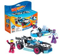 Hot Wheels Mega Construx Track Ripper e Kart Construction Set, giocattoli da costruzione per bambini dai 5 anni in su