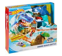 Hot-Wheels Mega Playset Sfida Lo Squalo per Macchinine con Un Lanciatore, Gioco per Bambini di 4 + Anni, FNB21, Imballaggio Standard, Norme