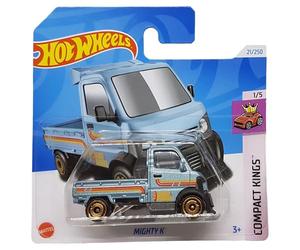 Hot Wheels - Mighty K - Compact Kings 1/5 - HTC17 - Short Card - Surf & Skate - azzurro metallizzato - Mattel 2024
