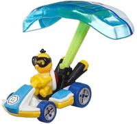 Hot Wheels Modellino auto Die Cast MARIO KART GLIDER Lakitu Standard kart Parafoil Glider SUPER MARIO - Scala 1:64 lunghezza 5cm - HDB45