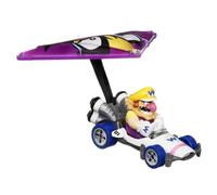 Hot Wheels Modellino auto Die Cast MARIO KART GLIDER Wario B-Dasher Wario Wing SUPER MARIO - Scala 1:64 lunghezza 5cm