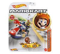 Hot Wheels Modellino DieCast TANOOKI Mario Bumble V da Super Mario Kart - Scala 1:64 Lunghezza 5cm