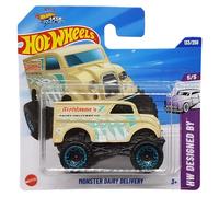 Hot Wheels - Monster Diary Delivery - HW Designed by 5/5 - HYX28 - Short Card - Netflix Let's Race - Mattel 2025-1:64