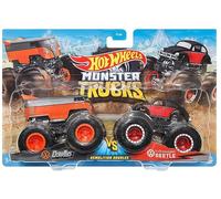 Hot Wheels Monster Trucks Monster Truck- Pack da 2 Veicoli Collezionabili, 3+Anni