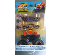 Hot Wheels Monster Truck Maker GWW13 Veicolo Auto 1:64 Nero Arancione