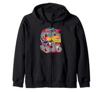 Hot Wheels Monster Truck - Mash Up Mayhem Felpa con Cappuccio