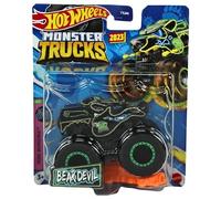 Hot Wheels Monster Trucks 2023 1:64 Scale More Neon Sense 3/5 Bear Devil