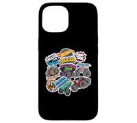 Hot Wheels Monster Trucks - Adesivo stile Mash Up Custodia per iPhone 15