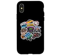 Hot Wheels Monster Trucks - Adesivo stile Mash Up Custodia per iPhone X/XS