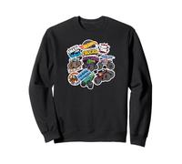 Hot Wheels Monster Trucks - Adesivo Stile Mash Up Felpa