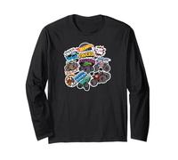 Hot Wheels Monster Trucks - Adesivo Stile Mash Up Maglia a Manica