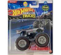 Hot Wheels Monster Trucks Batman Classic TV Series Batmobile (Caccia al tesoro) [include auto schiacciata] Nuovo per il 2025! Veicolo giocattolo pressofuso in scala 1:64